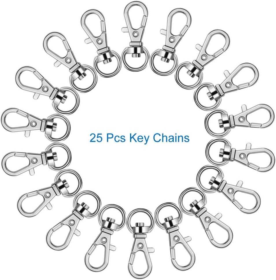 100Pcs Key Chain Rings Bulk with Tassel for Tassel Keychain
