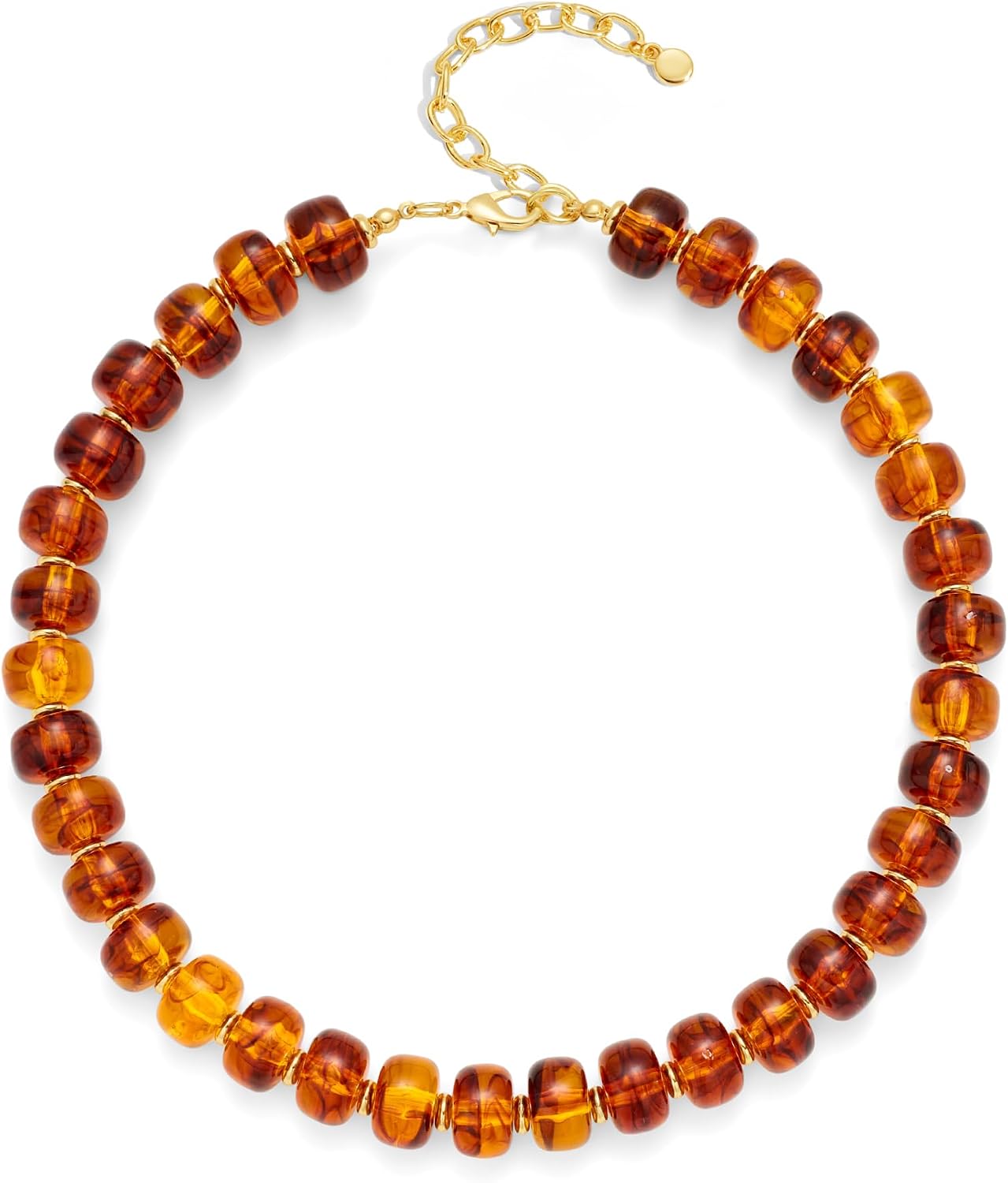 Chunky Beaded Choker Necklace for Women Deep Red Large Square Resin Beads Necklace Trendy Statement Chunky Necklaces Wedding Party Jewelry