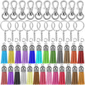 100Pcs Key Chain Rings Bulk with Tassel for Tassel Keychain