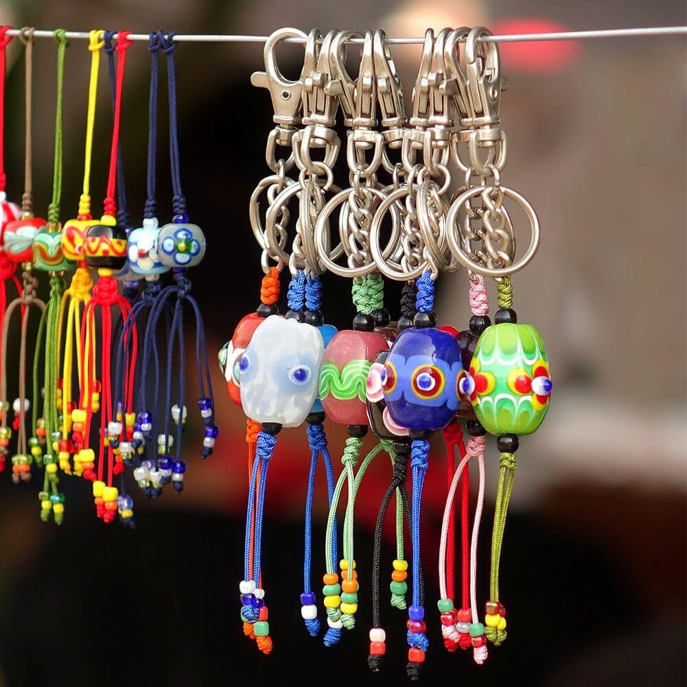 100Pcs Key Chain Rings Bulk with Tassel for Tassel Keychain